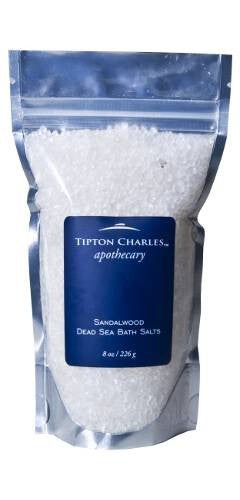Dead Sea Bath Salts (8 oz) Sandalwood