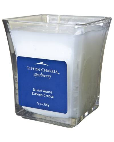 Evening Candle Silver Woods