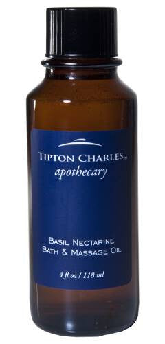 Bath & Massage Oil Basil Nectarine