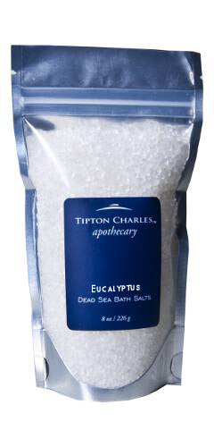Dead Sea Bath Salts (8 oz) Eucalyptus